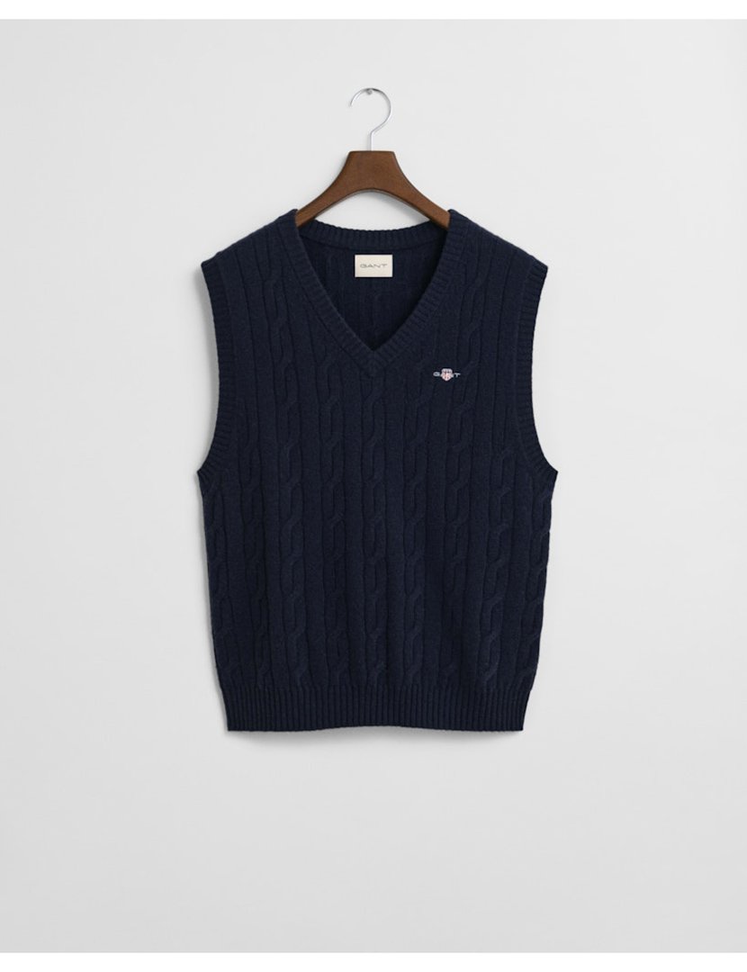 Colete de malha Azul