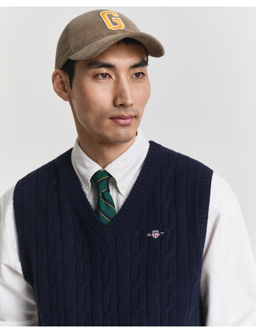 Colete de malha Azul