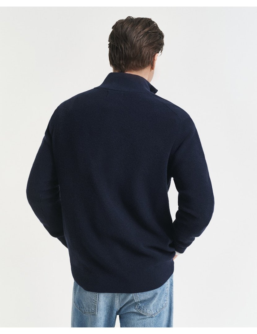 Pullover half-zip Azul