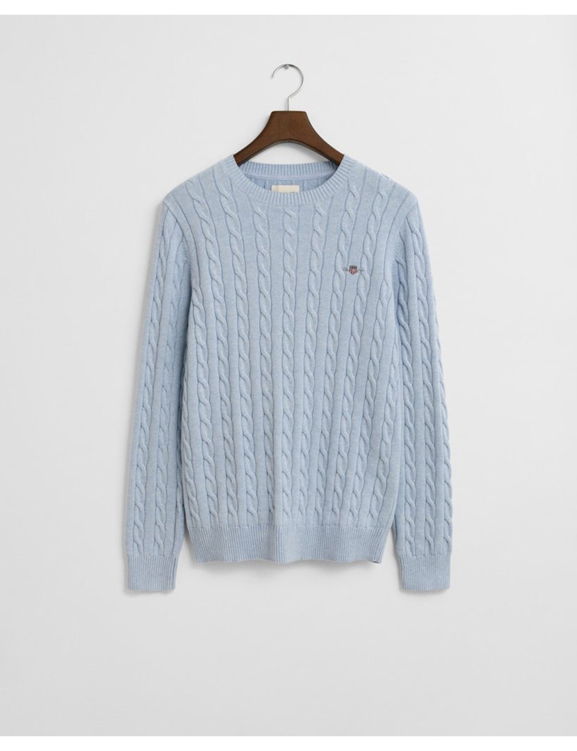 Camisola Classic Cable Knit Azul