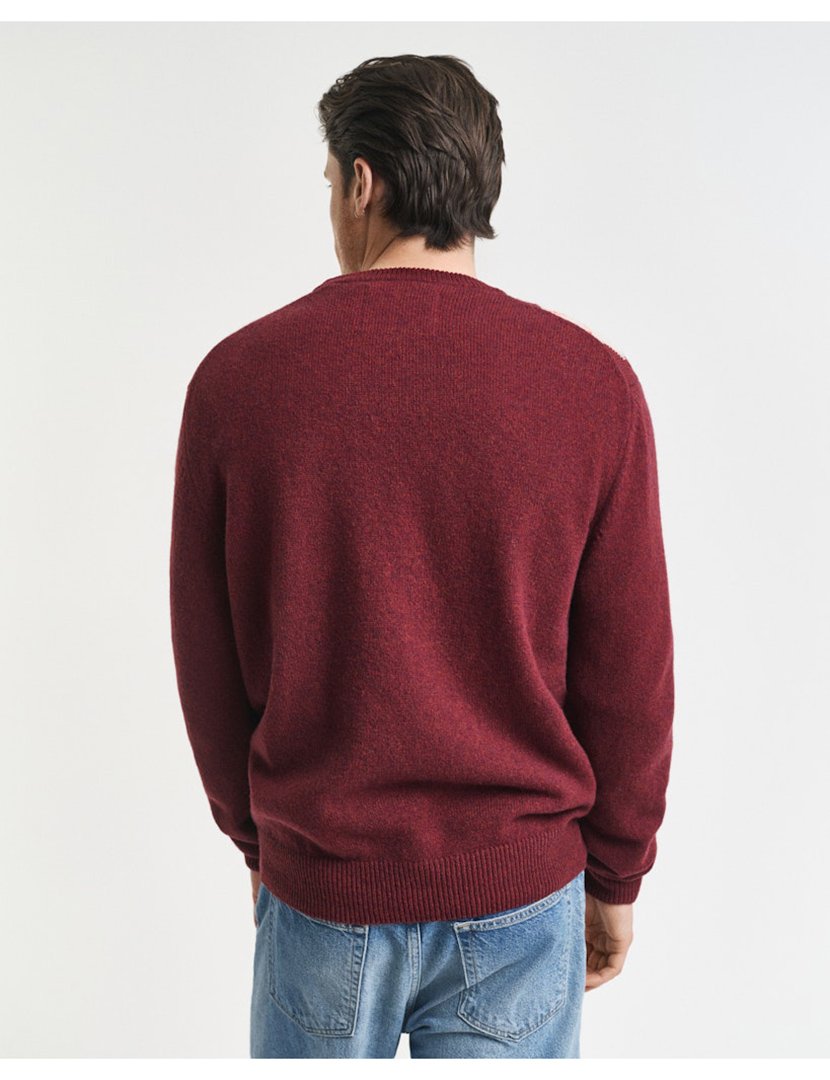 Camisola Argyle Vermelho