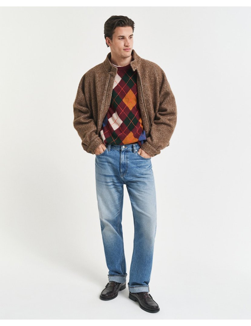 Camisola Argyle Vermelho