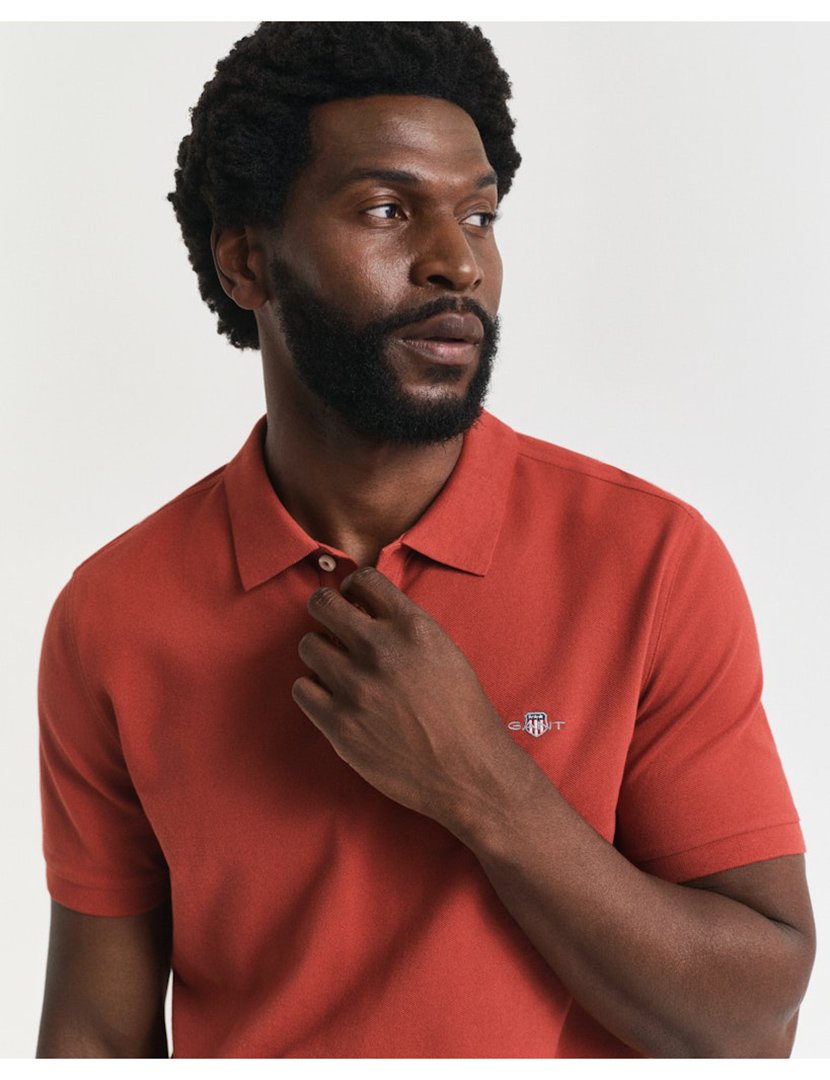 Pólo Clássico Regular Rosa