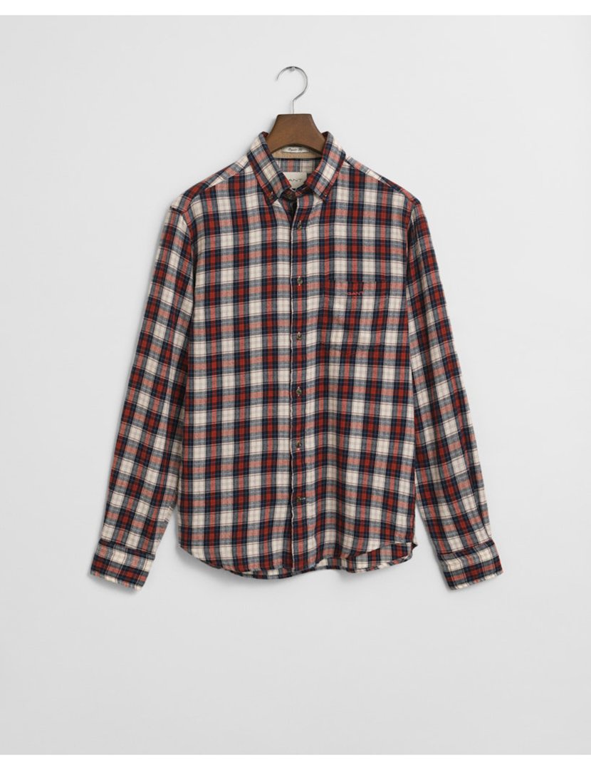 Camisa de manga comprida flanela xadrez Rosa