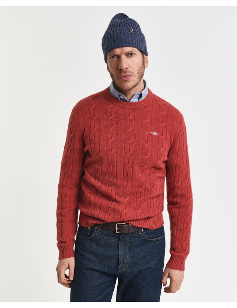 Camisola de lã Rosa