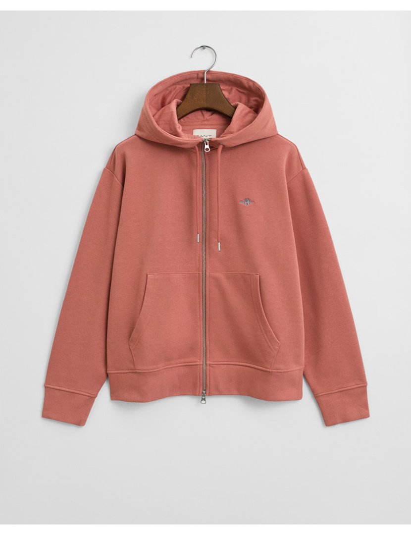 Sweatshirt com fecho Rosa