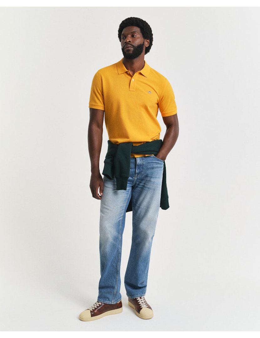 Pólo Clássico Regular Amarelo