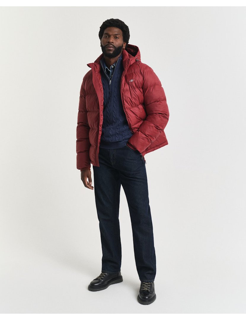 Camisola Classic Cable Knit half-zip Azul