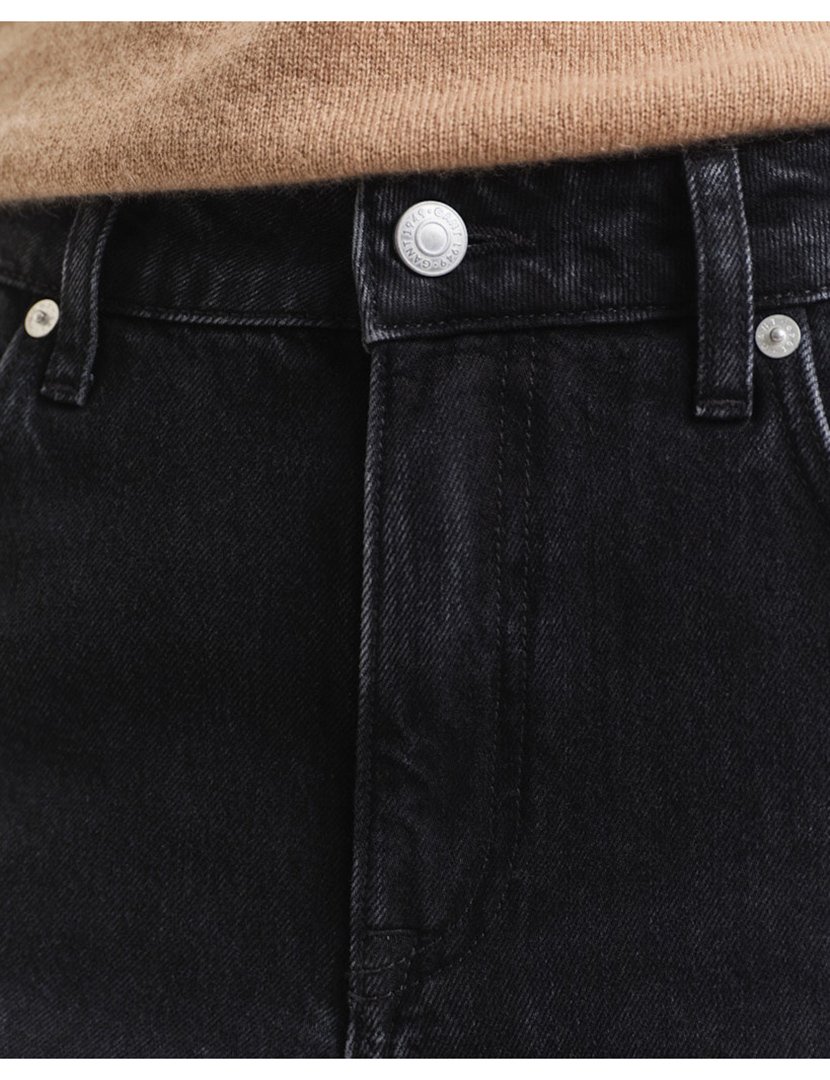 Calças de ganga relaxed fit Preto