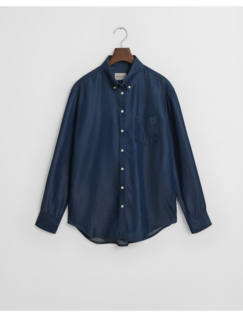 Camisa de manga comprida Indigo Azul