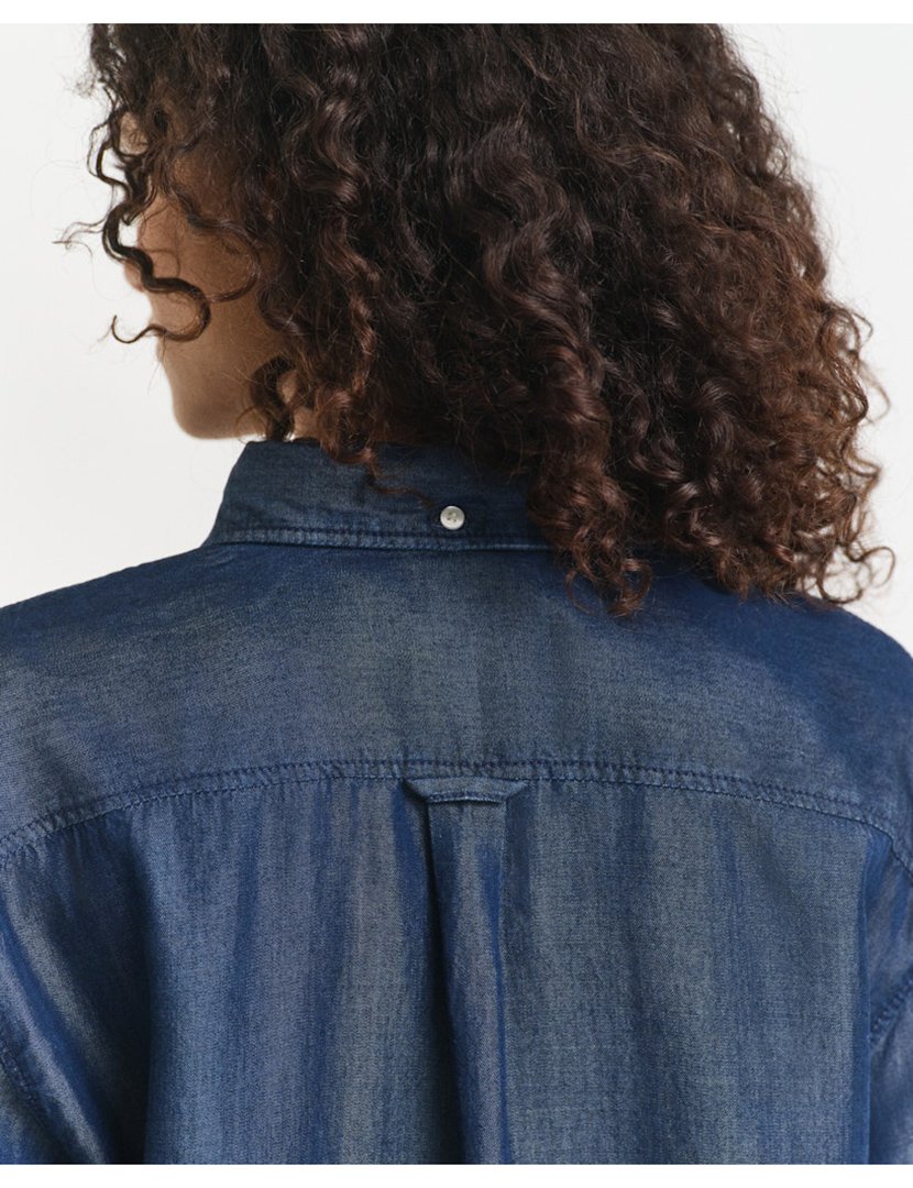 Camisa de manga comprida Indigo Azul