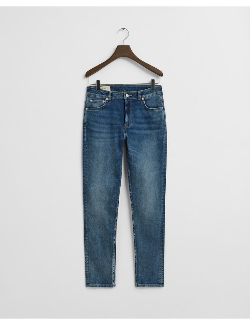 Calças de ganga slim stretch Azul