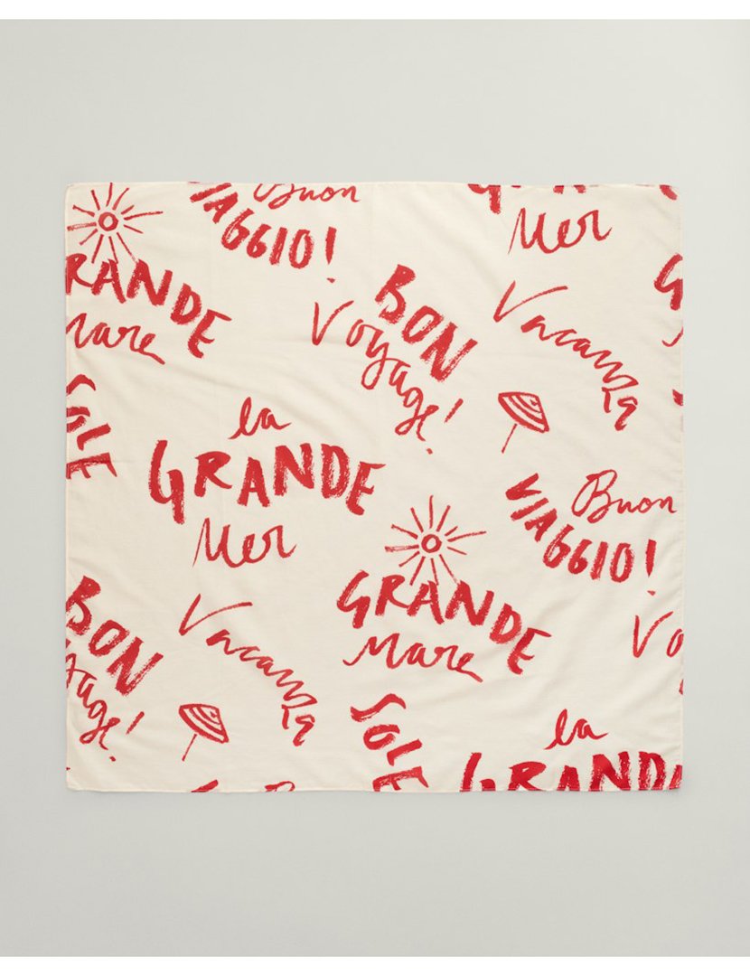 Lenço de cetim Vermelho