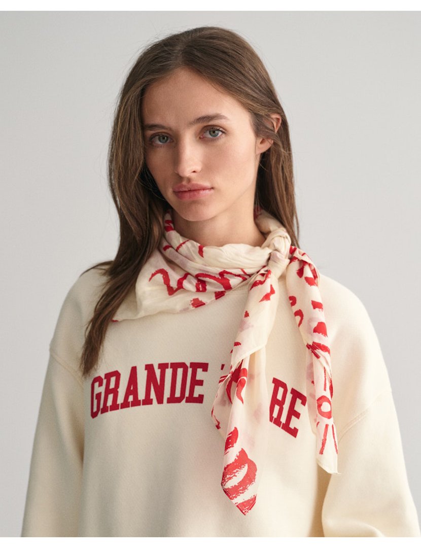 Lenço de cetim Vermelho