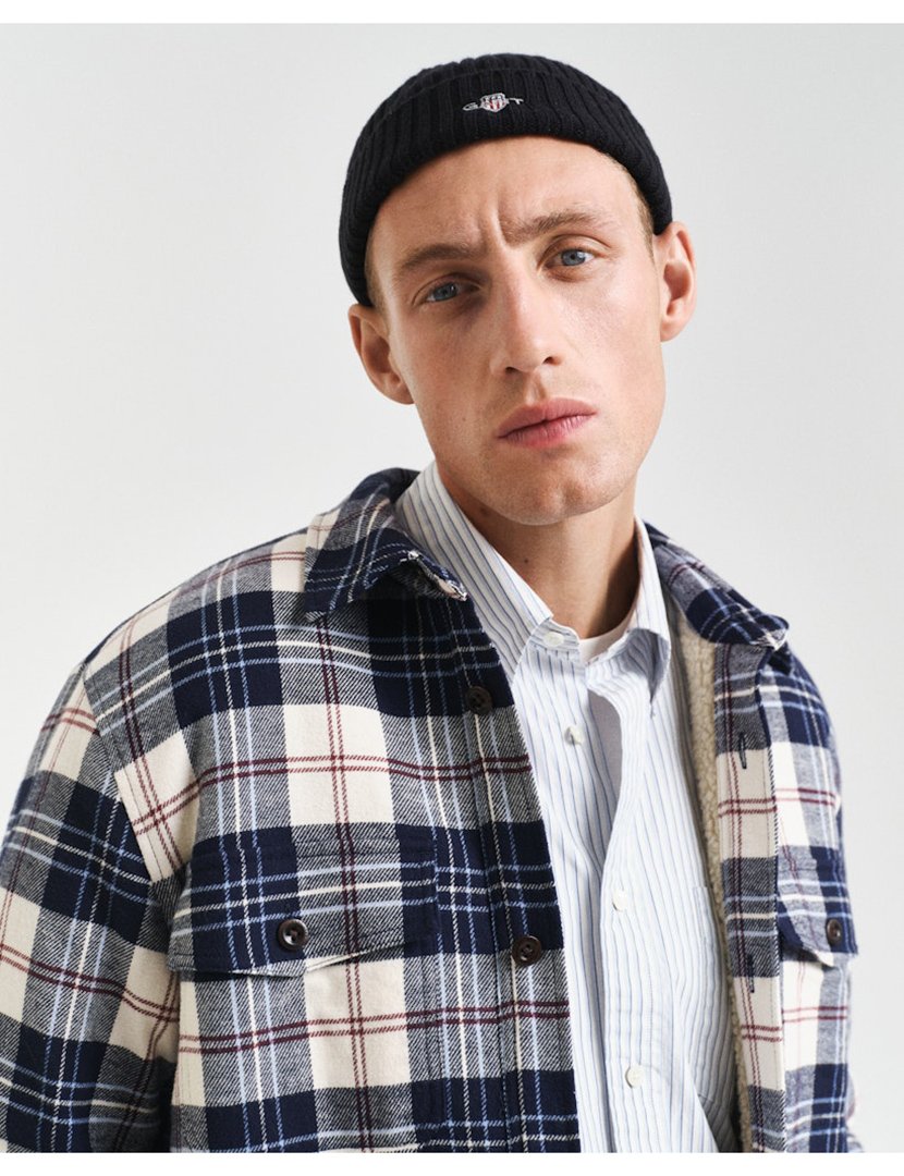 Sobrecamisa de xadrez Azul