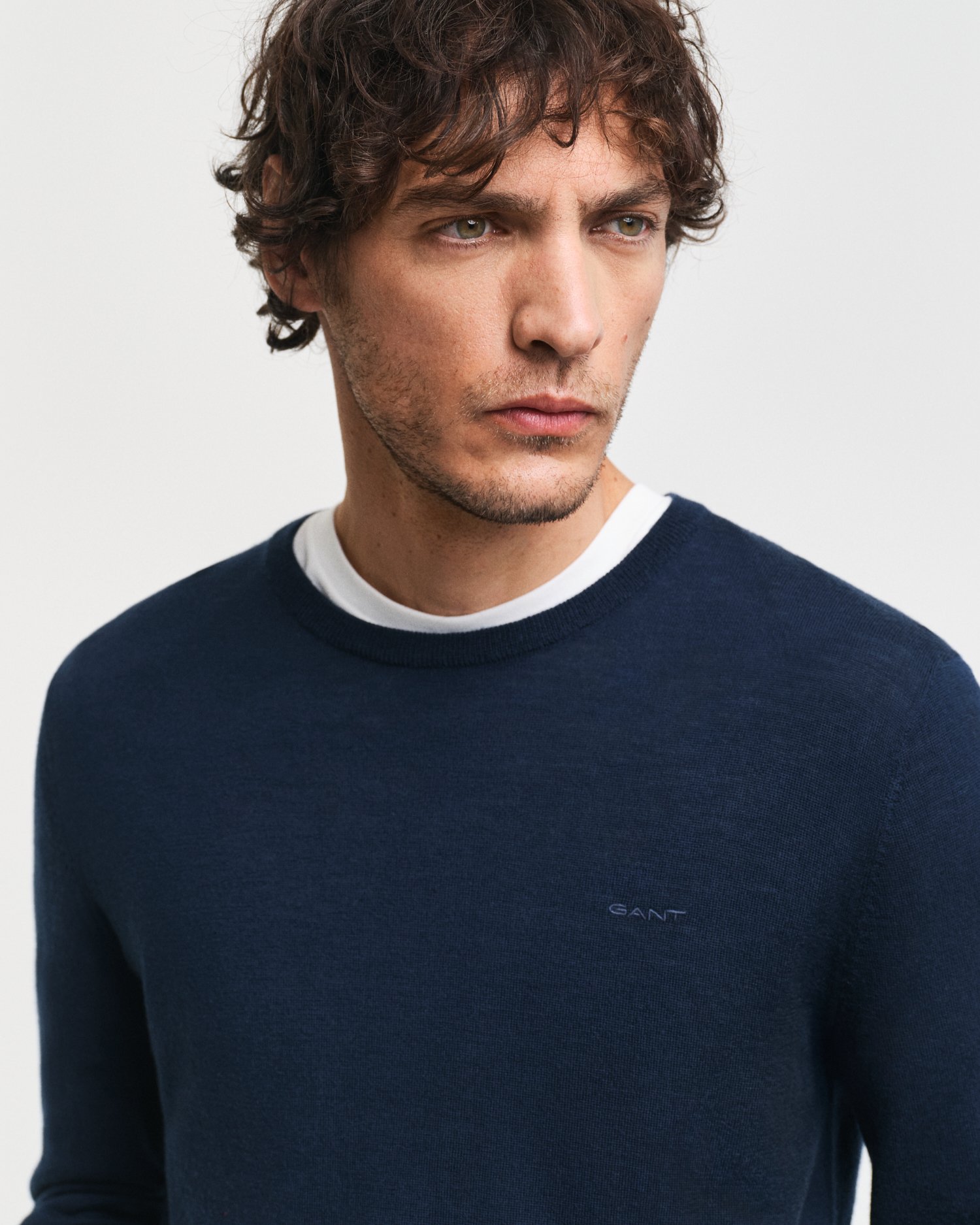 Camisola de malha Azul