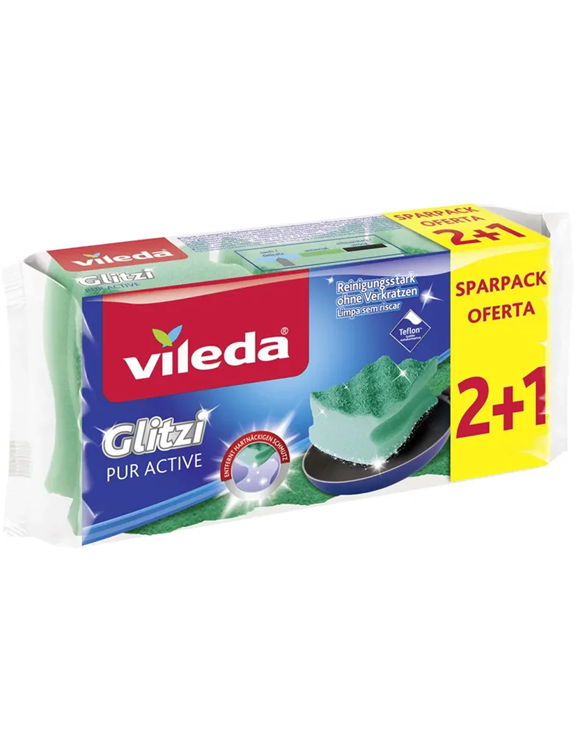 Pack 3 Esponjas Glitzi Pur Active