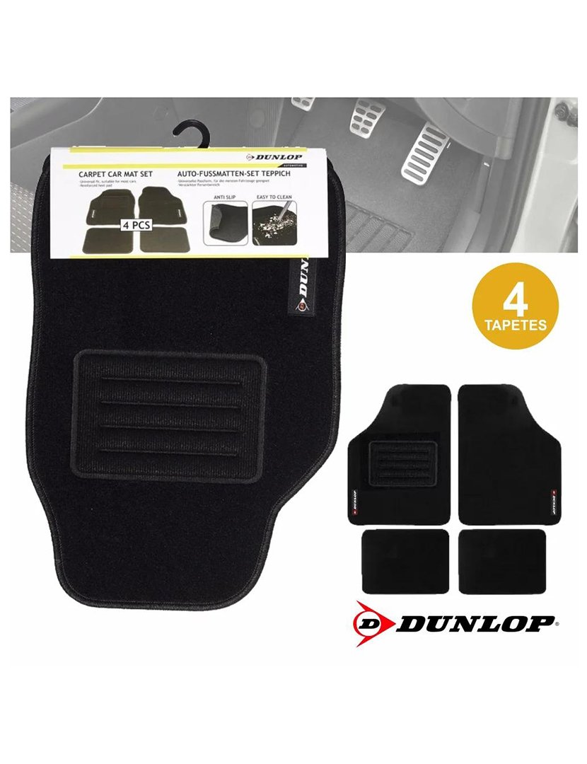 Conjunto de 4 Tapetes Universais Carro