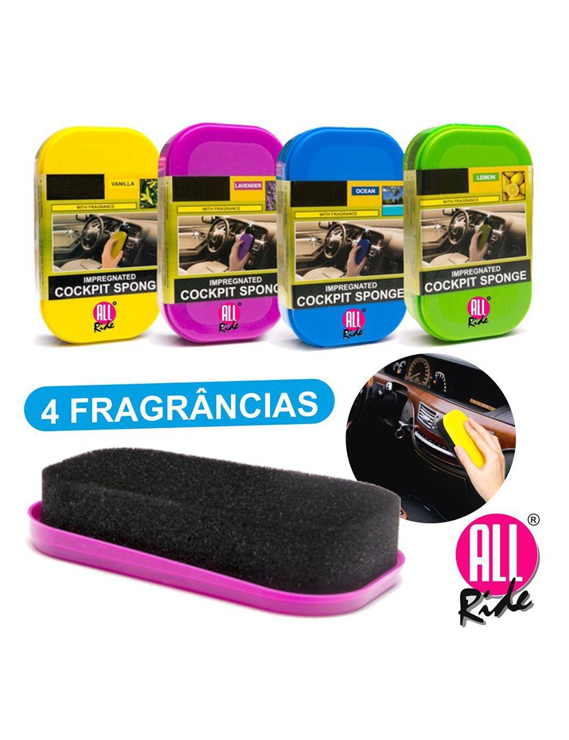 Esponja Limpeza Tablier Perfumada 4 Fragrâncias