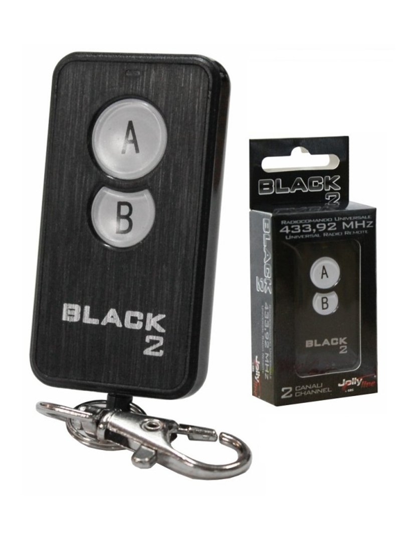 Telecomando universal para garagem Jolly Line Black 2