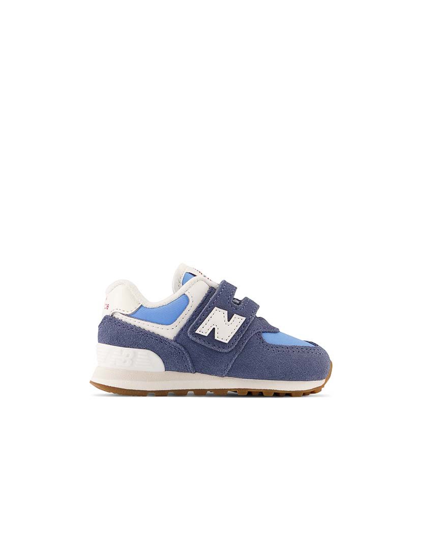 Ténis 574 Hook And Loop Blue