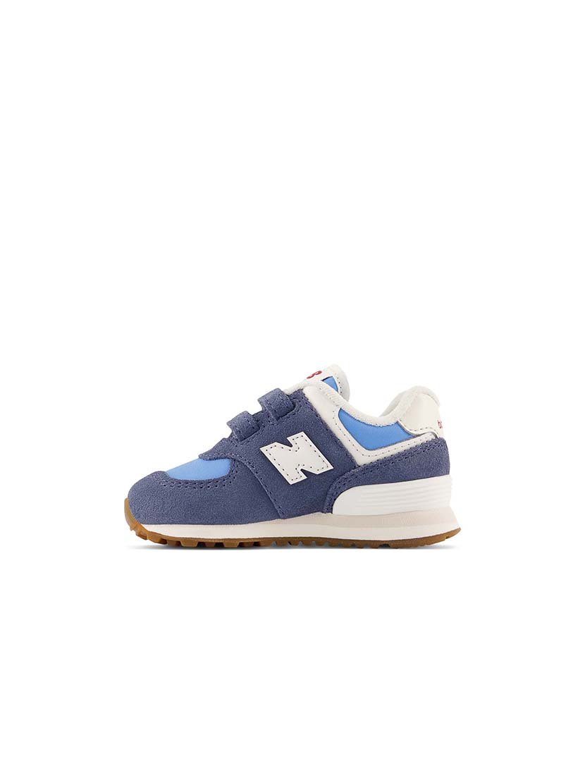 Ténis 574 Hook And Loop Blue