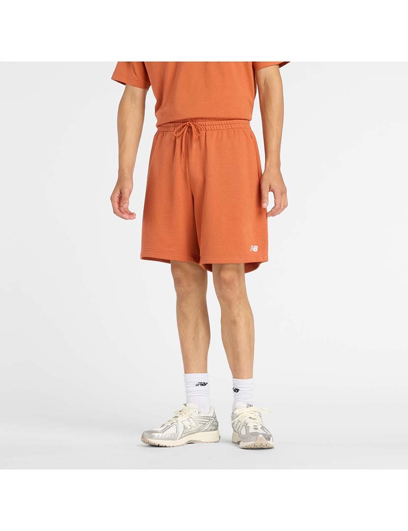 Calções French Terry 7" Sport Essentials Vermelho