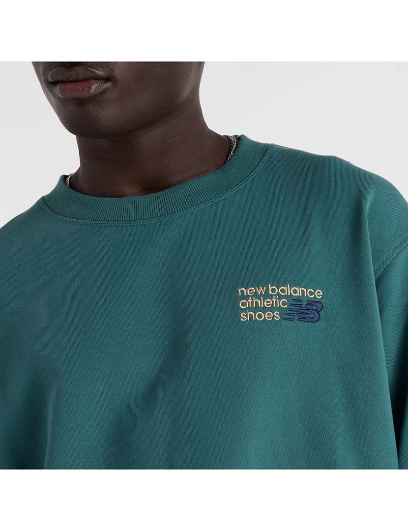 Sweatshirt Athletics Premium Logo Crew Verde