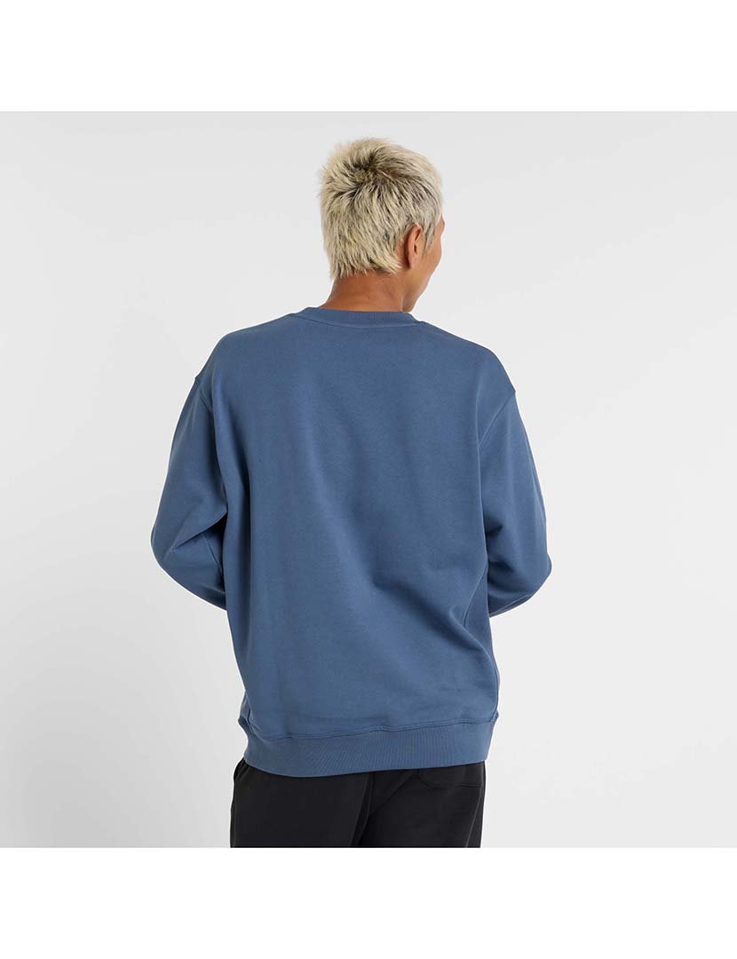 Sweatshirt Athletics Premium Logo Crew Azul