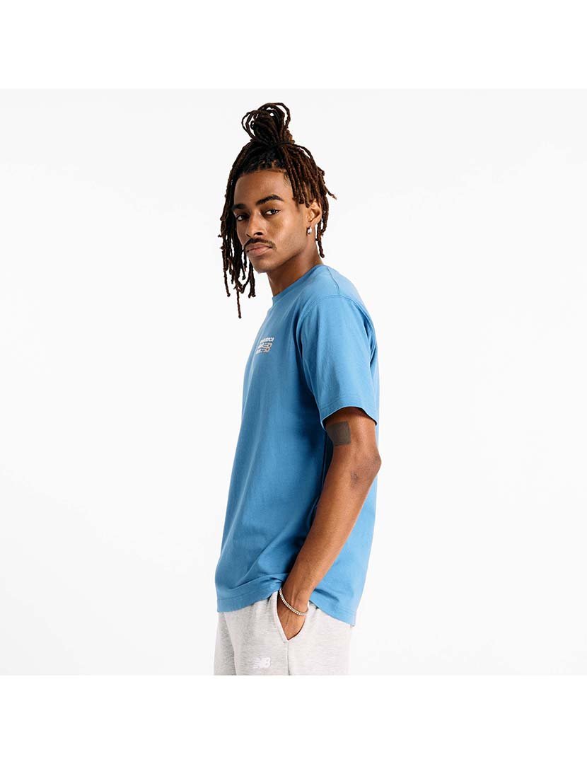 T-Shirt Logo Premium Athletics Azul