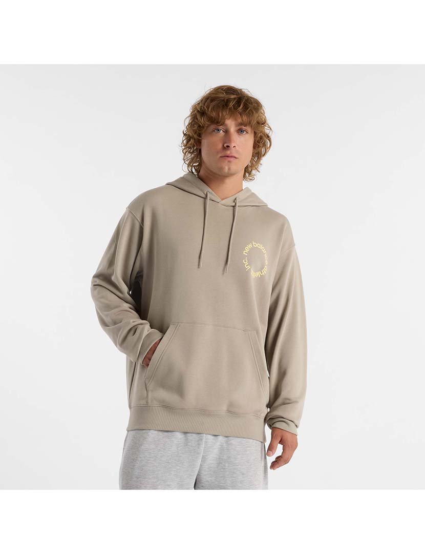 Sweatshirt Logo Circular Bege