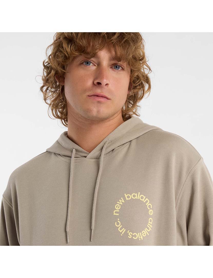 Sweatshirt Logo Circular Bege