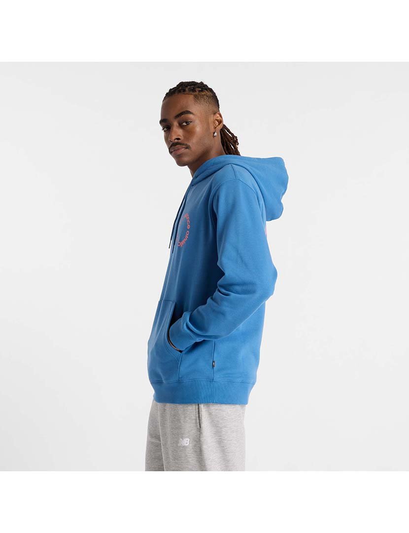 Sweatshirt Logo Circular Azul