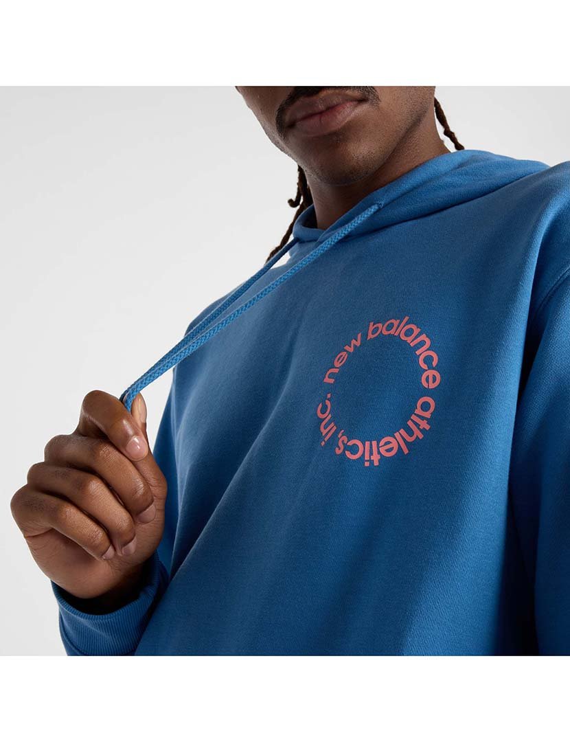 Sweatshirt Logo Circular Azul