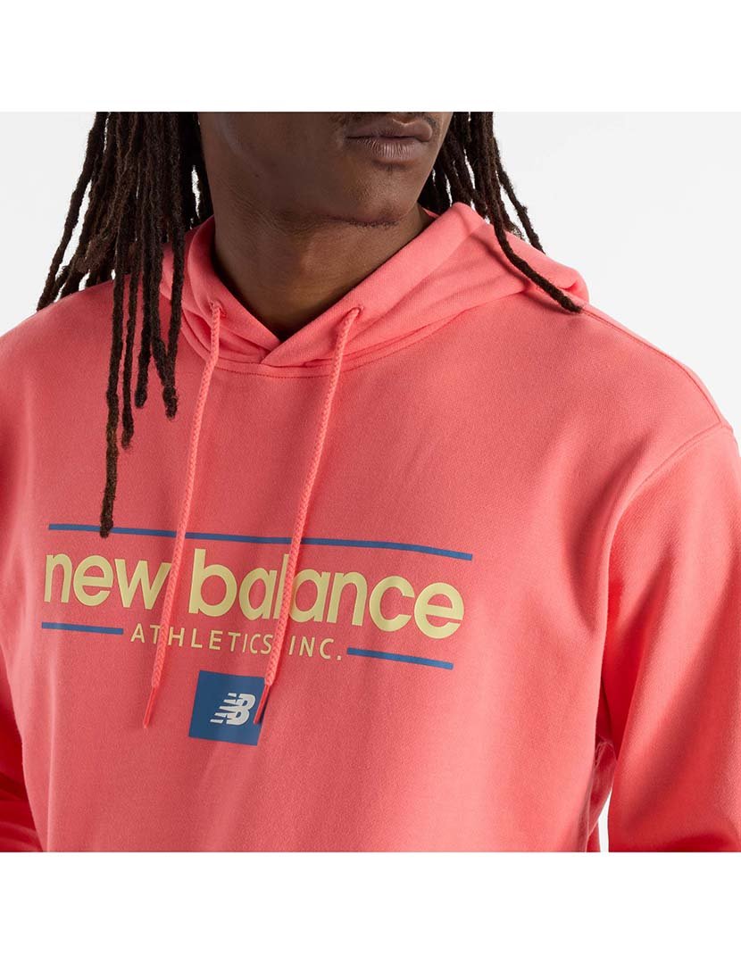 Sweatshirt Relaxed Linear Athletics Vermelho