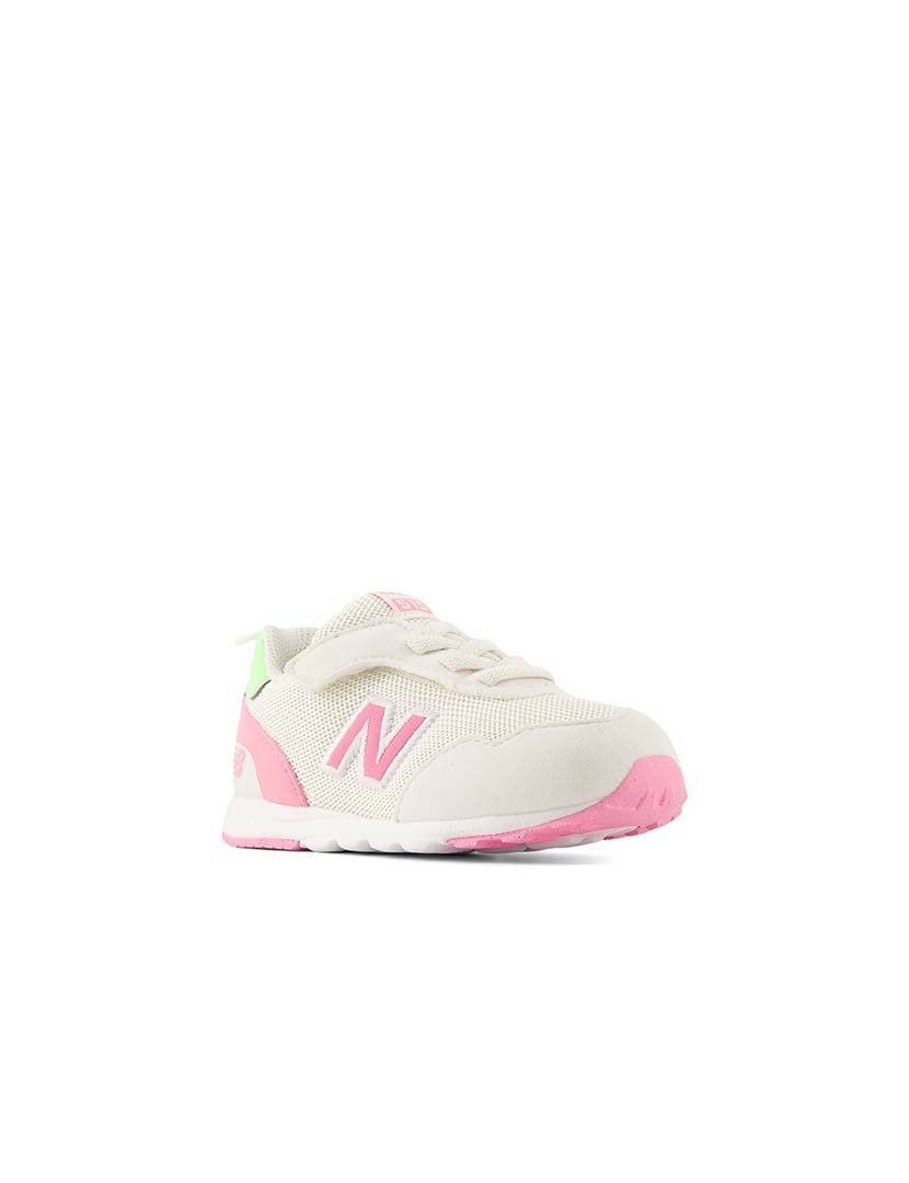 Ténis 515 New-B Hook & Loop White