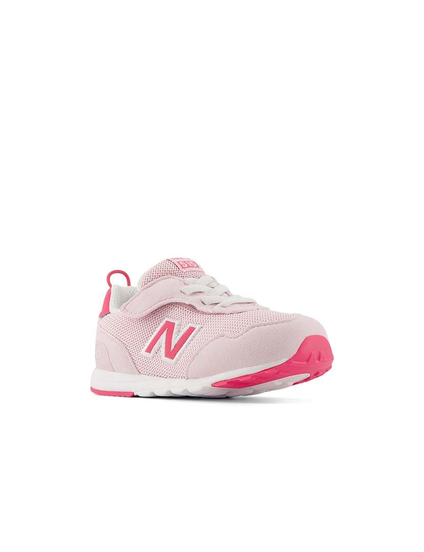 Ténis 515 New-B Hook & Loop Pink