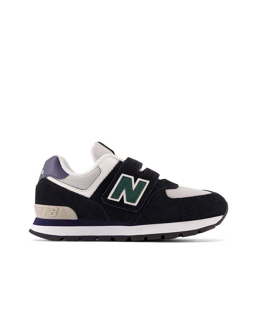 Ténis 574 Hook And Loop Black