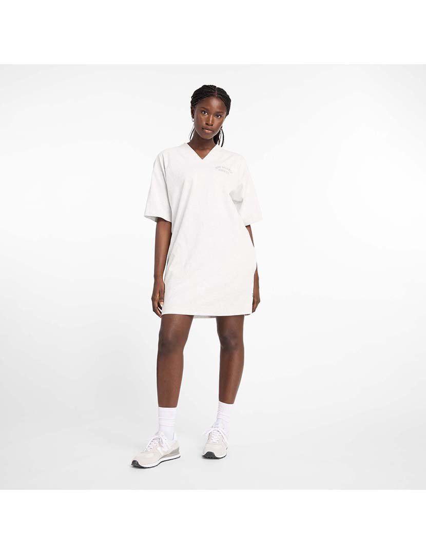 Vestido T-Shirt Cinzento