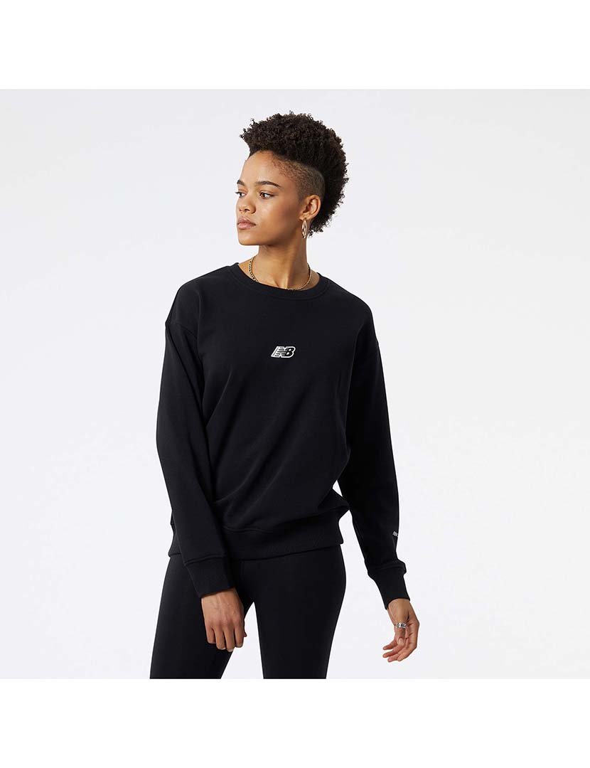 Sweatshirt NB Essentials Crew Preto