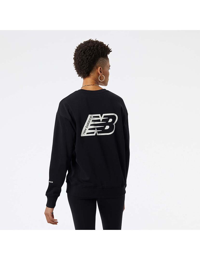 Sweatshirt NB Essentials Crew Preto