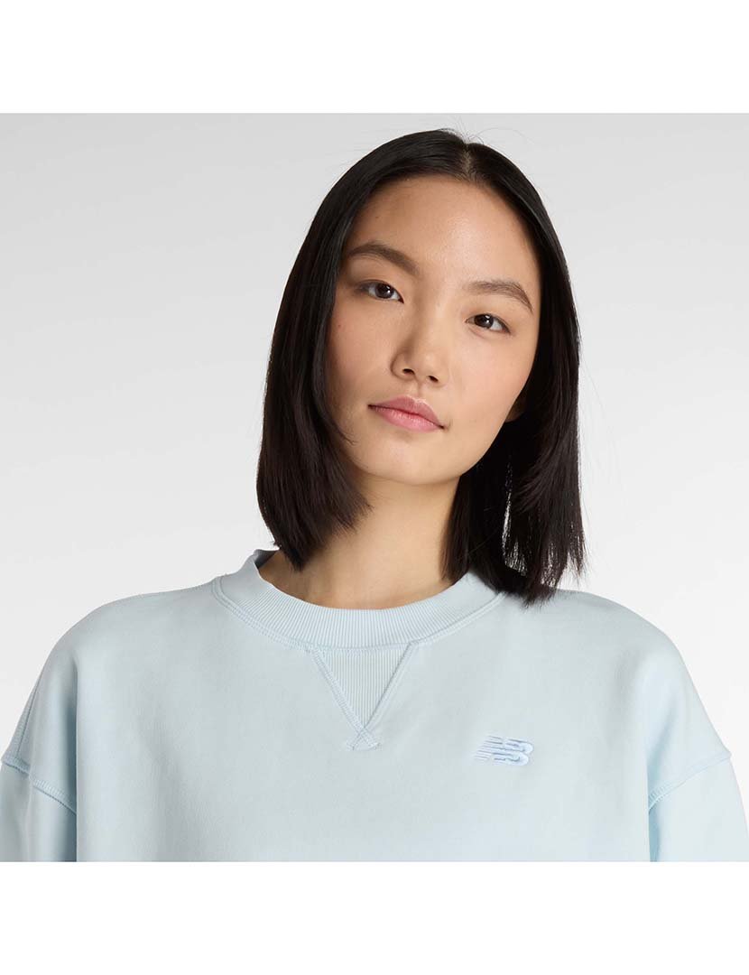 Sweatshirt Athletics French Terry Crew Azul