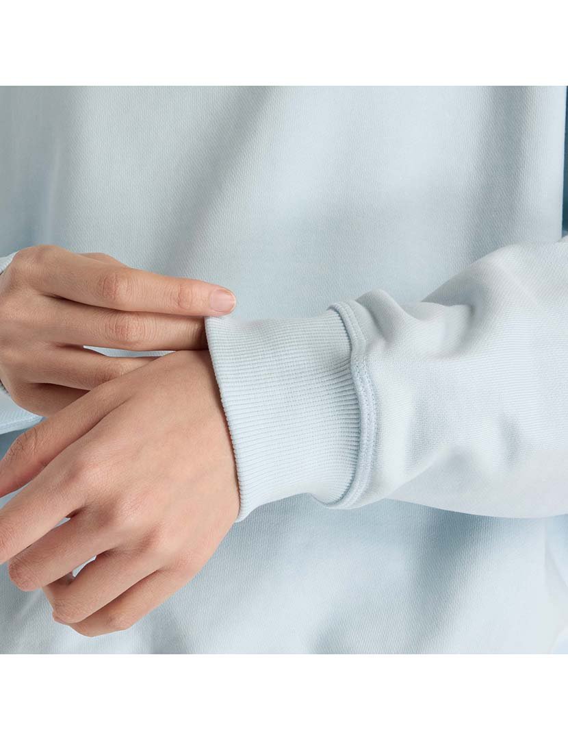 Sweatshirt Athletics French Terry Crew Azul