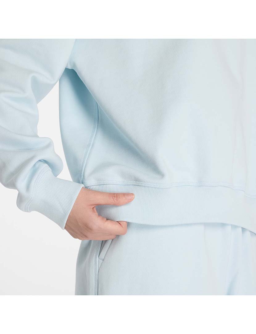 Sweatshirt Athletics French Terry Crew Azul