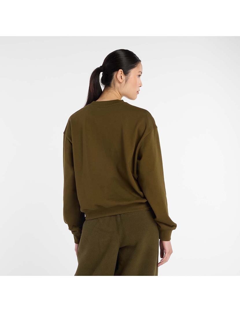 Sweatshirt Athletics French Terry Crew Castanho