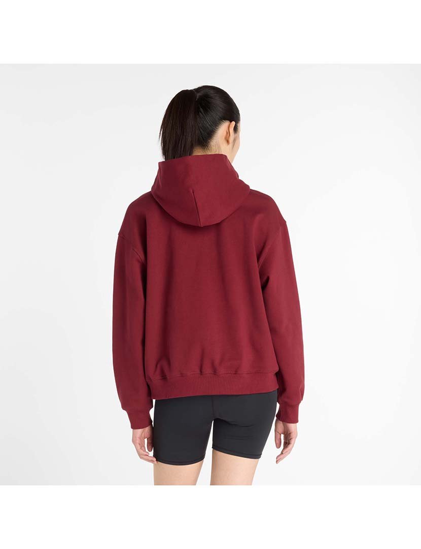 Sweatshirt Athletics French Terry Logo Vermelho