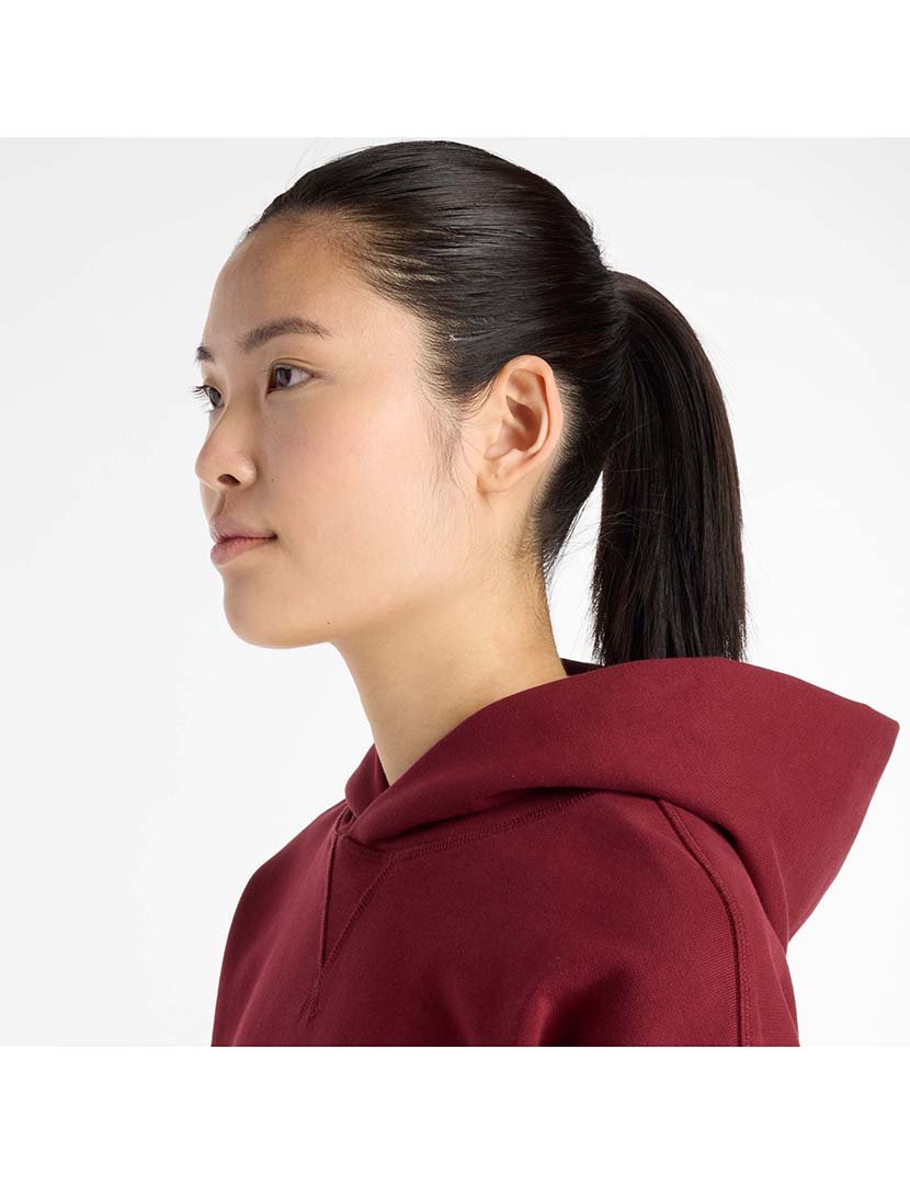 Sweatshirt Athletics French Terry Logo Vermelho