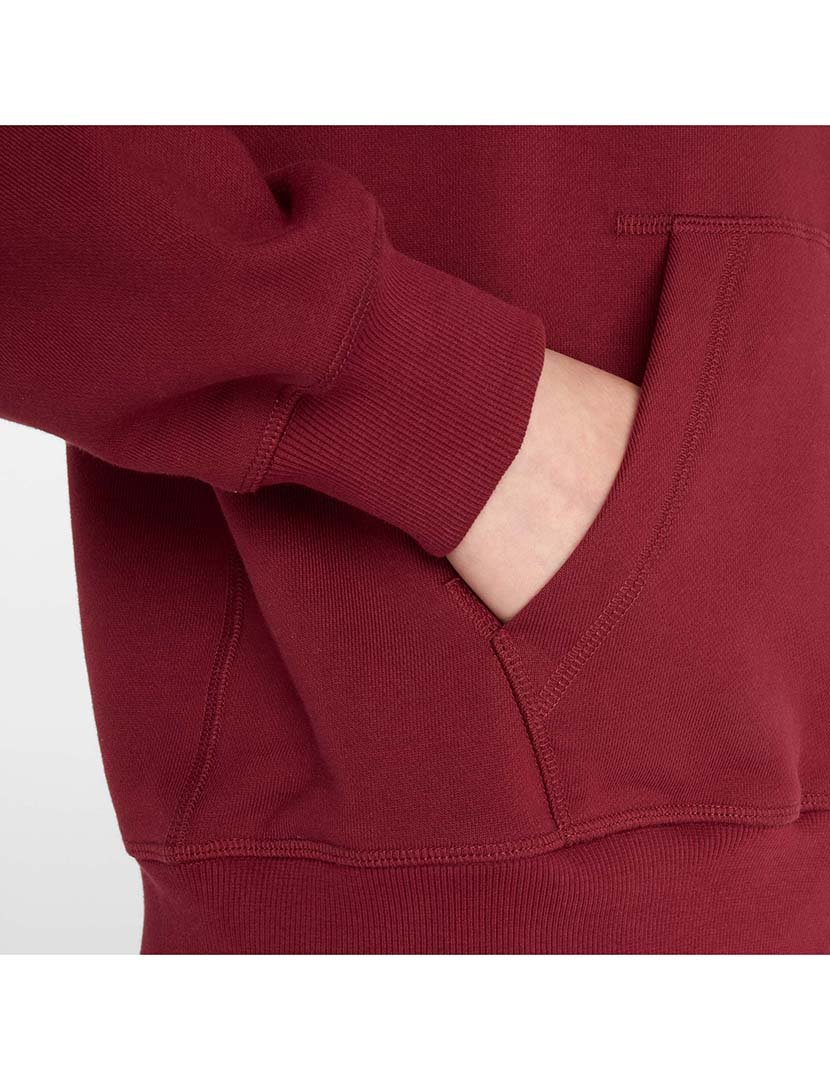 Sweatshirt Athletics French Terry Logo Vermelho