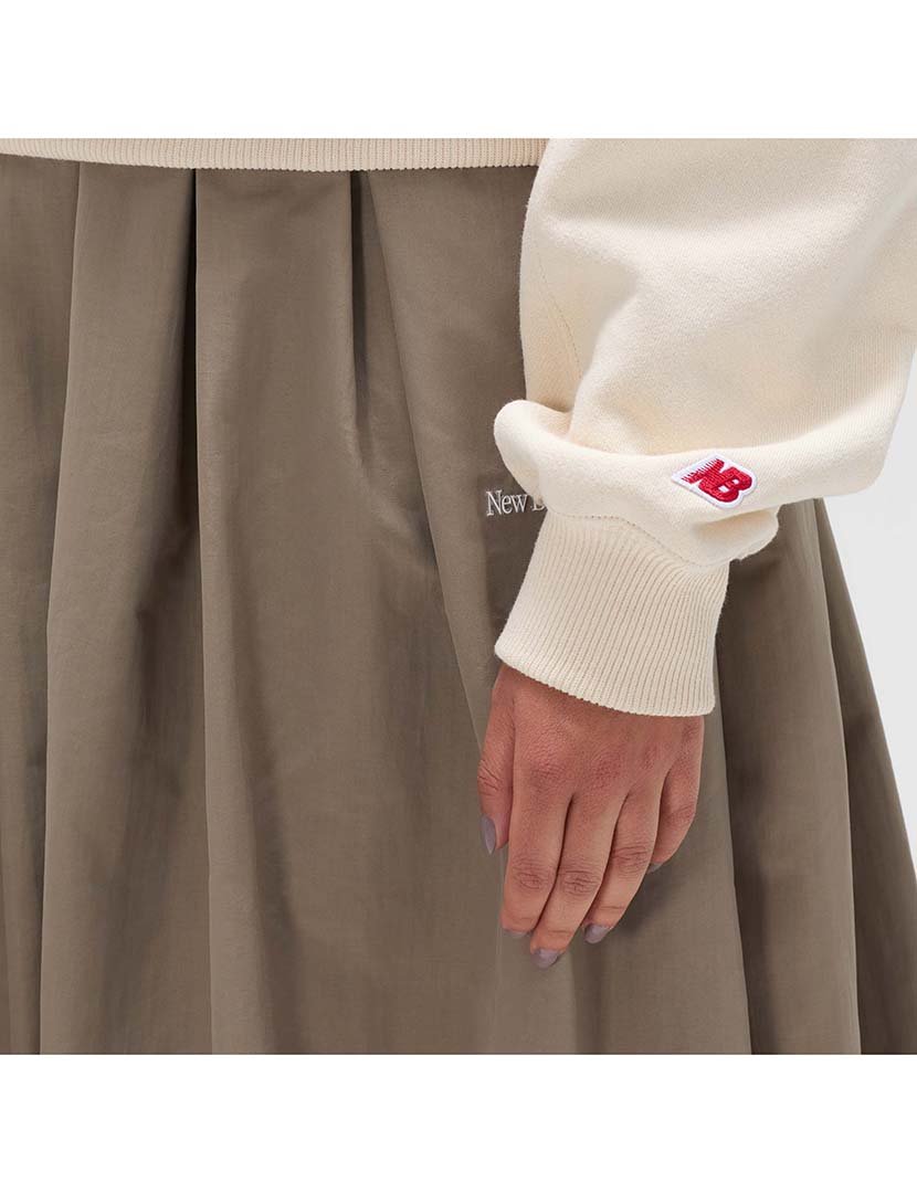 Sweatshirt Crewneck Made in USA Bege