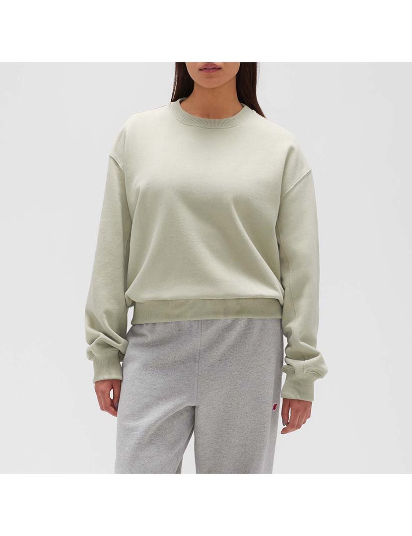 Sweatshirt Crewneck Made in USA Verde